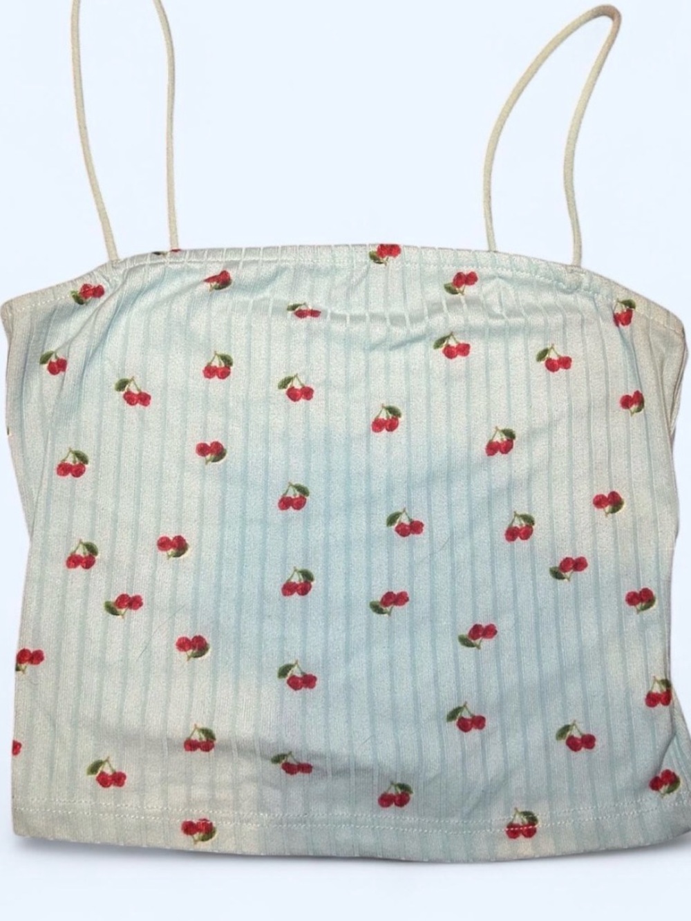 Cherry Print Spaghetti Strap Top
